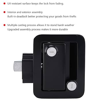 Amazon | キャンピングカーのドアロック、メタル